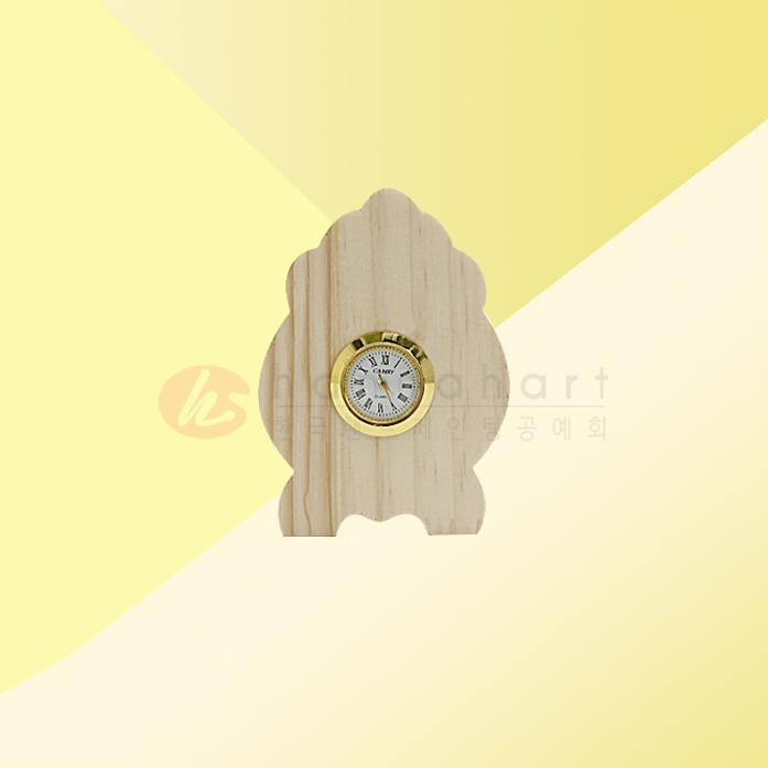 나무 봉오리 탁상시계[소]시계알포함