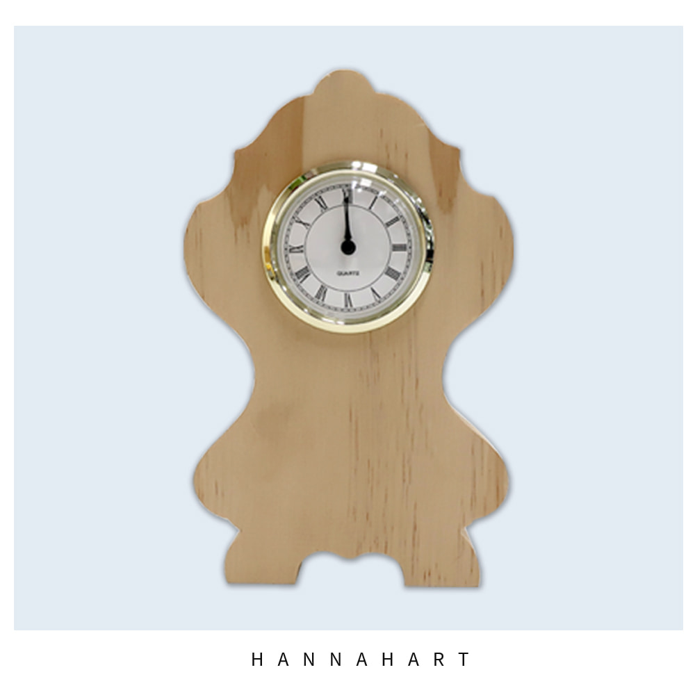 나무제품 로즈마링 탁상시계[대]시계알별도